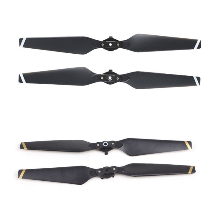 Sunnylife MV-8330F2 2 Pairs Low Noise Foldable Quick-Release Propellers for DJI Mavic Pro with White Stripe