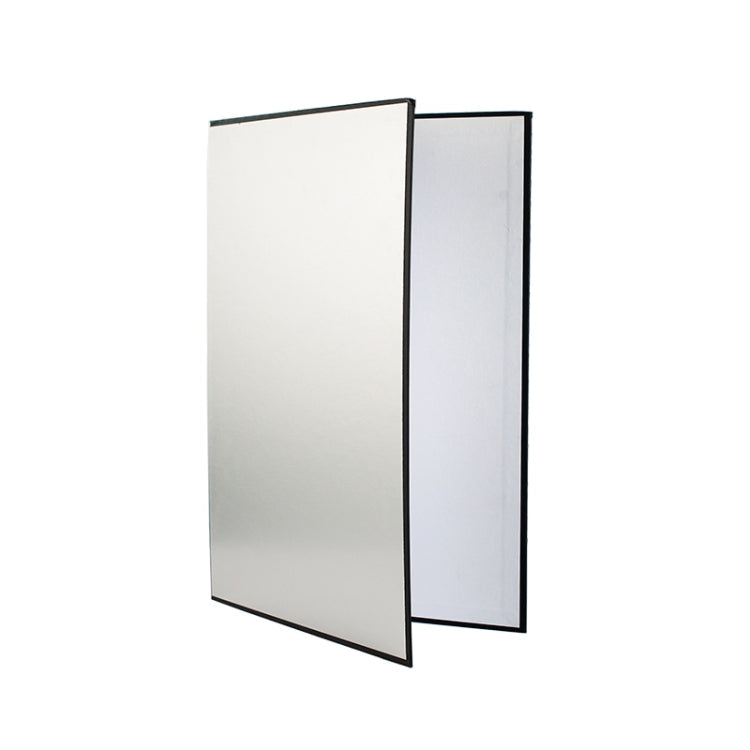 2 Pieces Photography Thickened A4 Cardboard Foldable Light Diffuser Board (Silver)