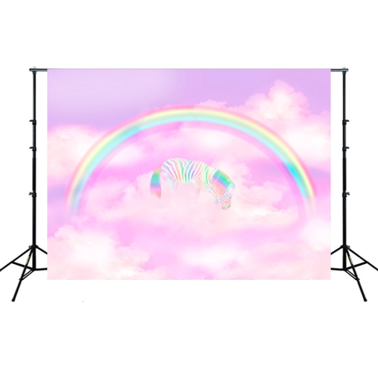 Enchanting Unicorn Photography Background Cloth for Birthday Parties and Photo Shoots