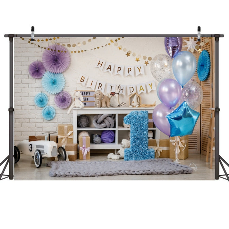 First Birthday Photography Background Cloth - 2.1m x 1.5m