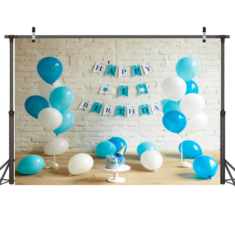 One Year Old Birthday Photography Background Cloth - 2.1m x 1.5m
