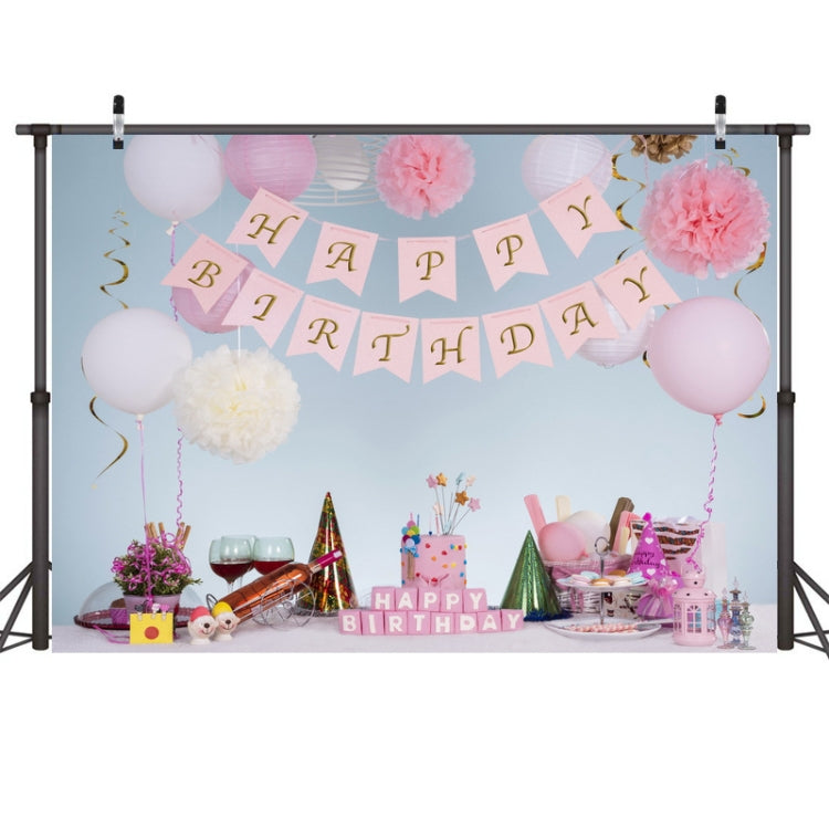 Baby's First Birthday Photography Background Cloth - 2.1m x 1.5m
