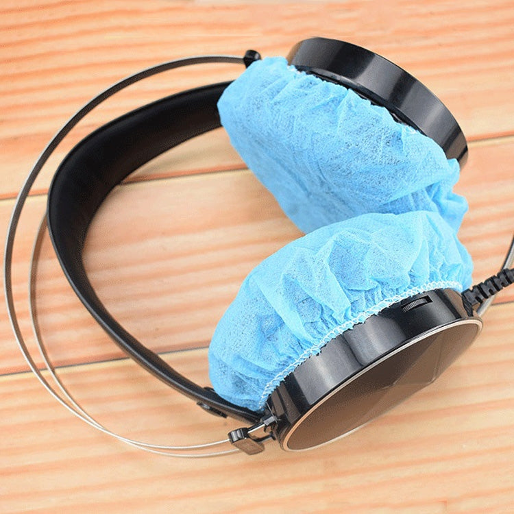 Protective Disposable Earphone Dust Covers - 50 Pairs (Blue)