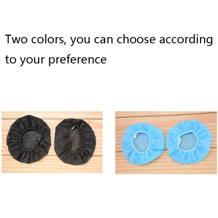 Disposable Non-Woven Dust Covers for Gaming Headset and Earphones (50 Pairs, Black)