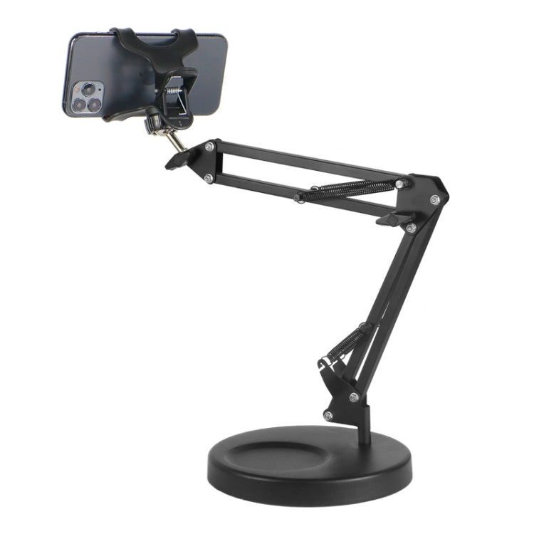 Adjustable Lazy Phone and Tablet Stand with Stable Cantilever Frame and 360-Degree Rotation