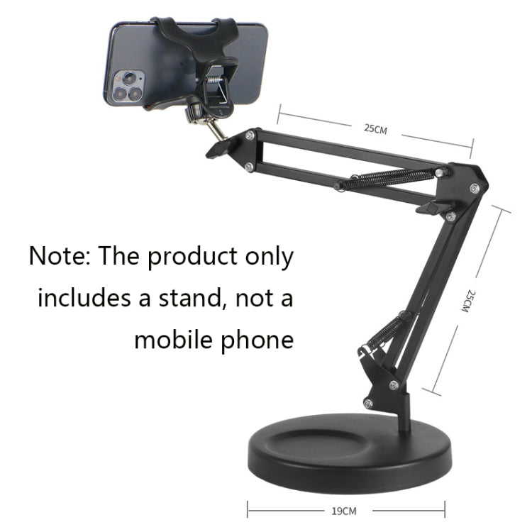 Adjustable Lazy Phone and Tablet Stand with Stable Cantilever Frame and 360-Degree Rotation