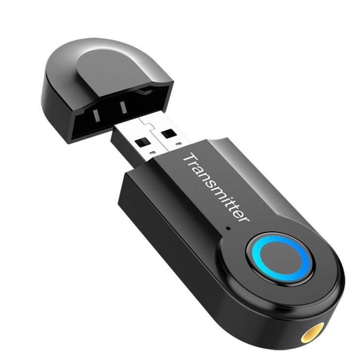 Wireless Bluetooth Audio Transmitter with 3.5mm Adapter for TV and Computer