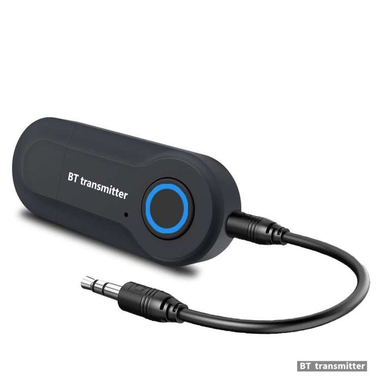 Wireless Bluetooth Audio Transmitter with 3.5mm Adapter for TV and Computer