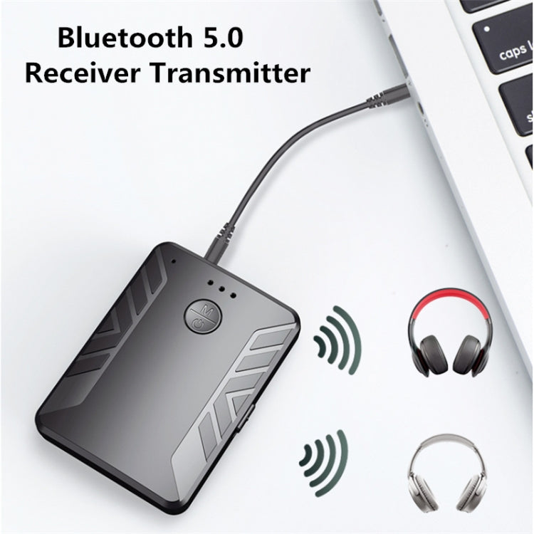 T19 Bluetooth 5.0 Three-in-one Audio Transmitter Receiver
