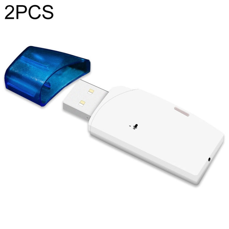 Wireless Audio Receiver Adapter with Dual USB and 3.5mm Audio Outputs