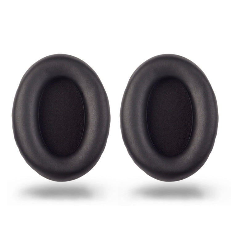 Sony WH-1000XM2/XM3/XM4 Headset Comfortable Sponge Covers (2 PCS) - Black Protein With Card Buckle