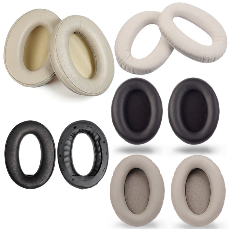 Luxurious Champagne Gold Lambskin Headset Sponge Covers for Sony WH-1000xm2/xm3/xm4