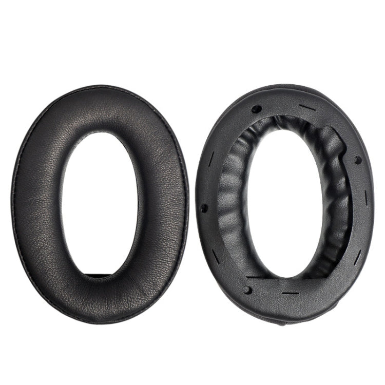 Sony WH-1000XM2/XM3/XM4 Headset Sponge Covers - Black Lambskin (2 PCS)