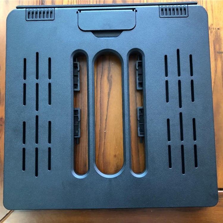 A23 Foldable Notebook Stand With 10-Speed Adjustment for Computer Cooling and Lifting, Color: Regular (Black)