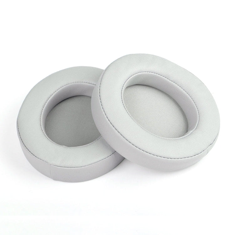 2 Pieces of Sponge Ear Cushions for Razer BlackShark V2/V2X/V2SE Headsets, Ellipse Gray Mesh Color