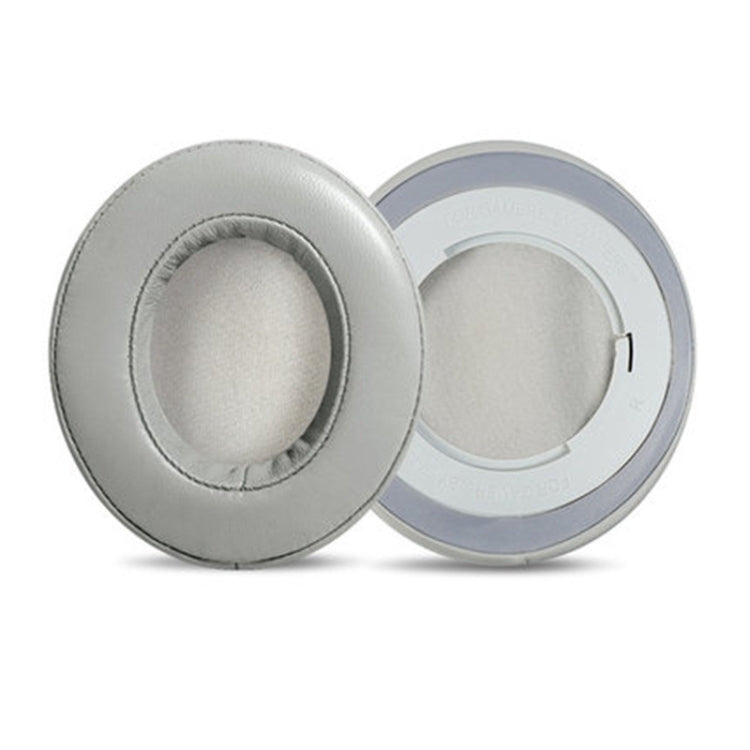 2-Piece Headset Sponge Case for Razer BlackShark V2 - Ellipse Lambskin Gray