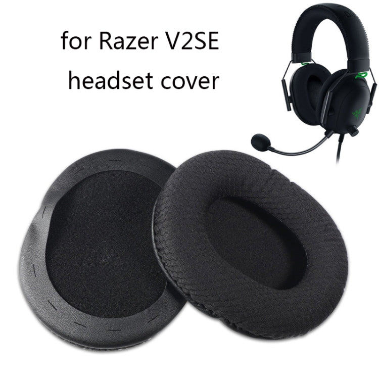 Razer V2 Headset Sponge Covers, Black Mesh, 2 PCS