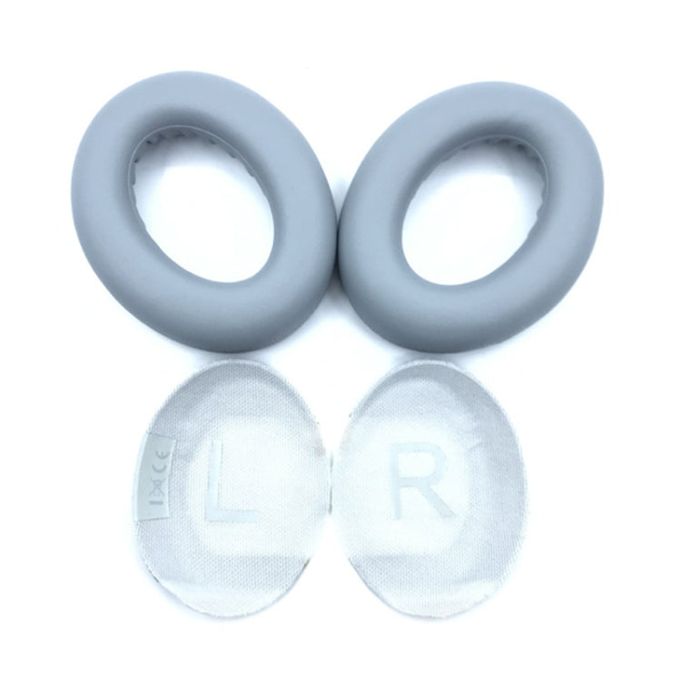 2 PCS Headset Sponge Cover Earmuffs for Enhanced Comfort and Sound Quality for BOSE NC700(Grey)