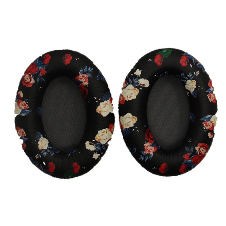 2 Pack of Headphone Sponge Covers for BOSE QC15 / QC3 / QC2 / QC25 / AE2 / AE2i (Print Color + Gray)