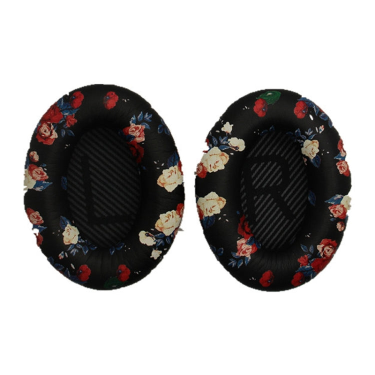 BOSE Headphones Sponge Cover Set - Printed Black LR