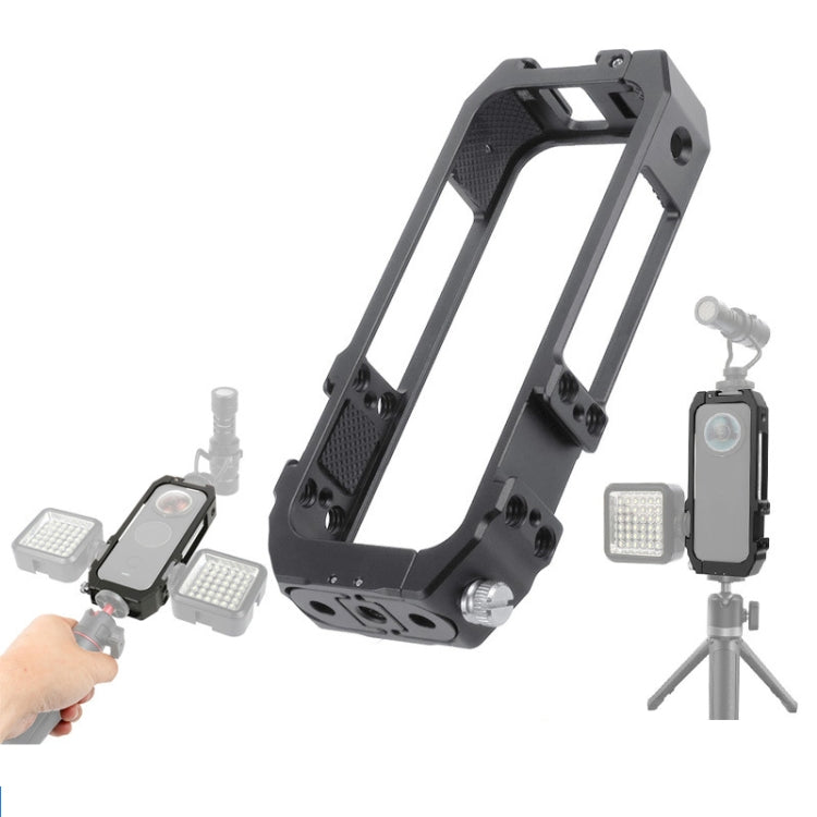 Metal Cage with Cold Shoe for Insta360 One X-2: Enhanced Protection and Functionality