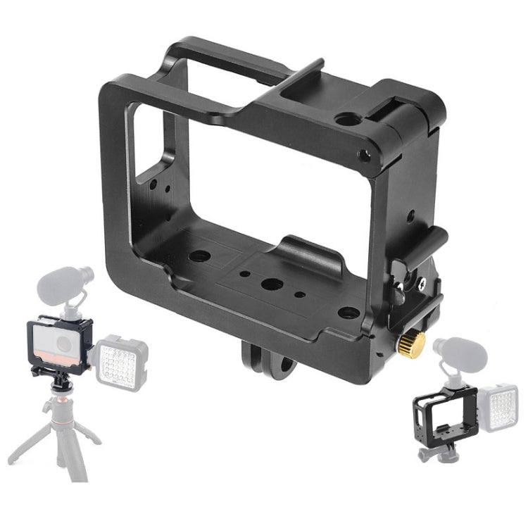 Aluminum Alloy Metal Frame for Insta360 One R Camera with Dual Cold Shoes