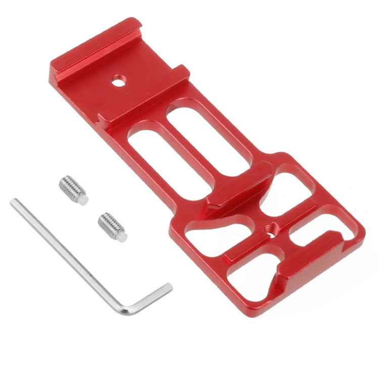 Rail Side Mount for GoPro and Other Action Cameras for Hunting Shots (Red)