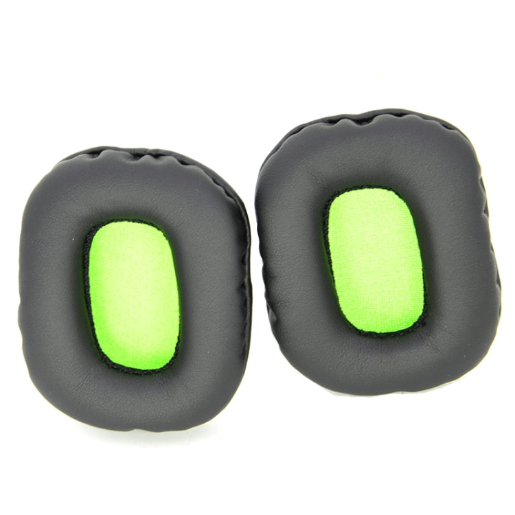 2 PCS Mad Catz Tritton Kunai Headset Sponge Covers (Black Green)