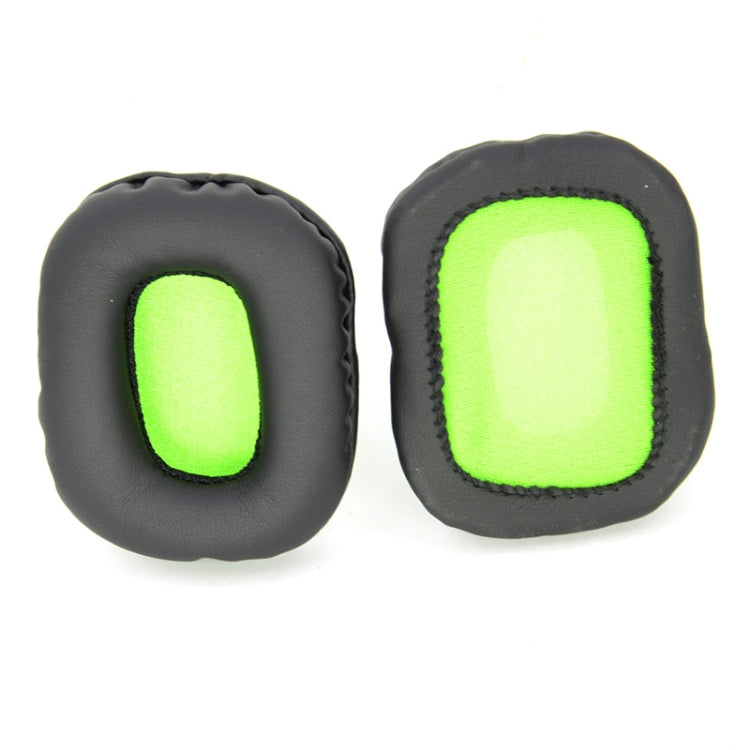 2 PCS Mad Catz Tritton Kunai Headset Sponge Covers (Black Green)