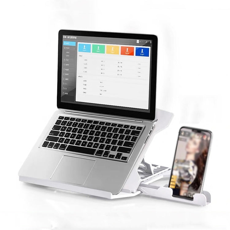 N31 Portable Laptop Bracket Liftable Computer Support Base, White