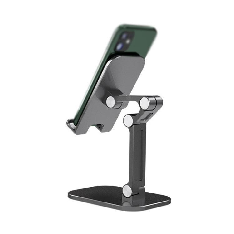 Folding Telescopic Mobile Phone and Tablet Bracket (Black)