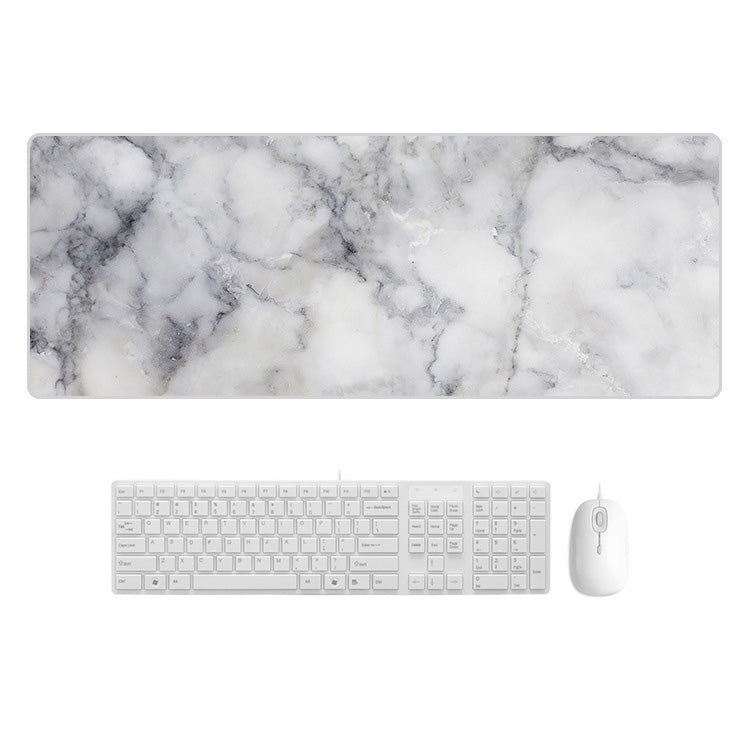 Marble Design Rubber Mouse Pad - 300x700x3mm Size