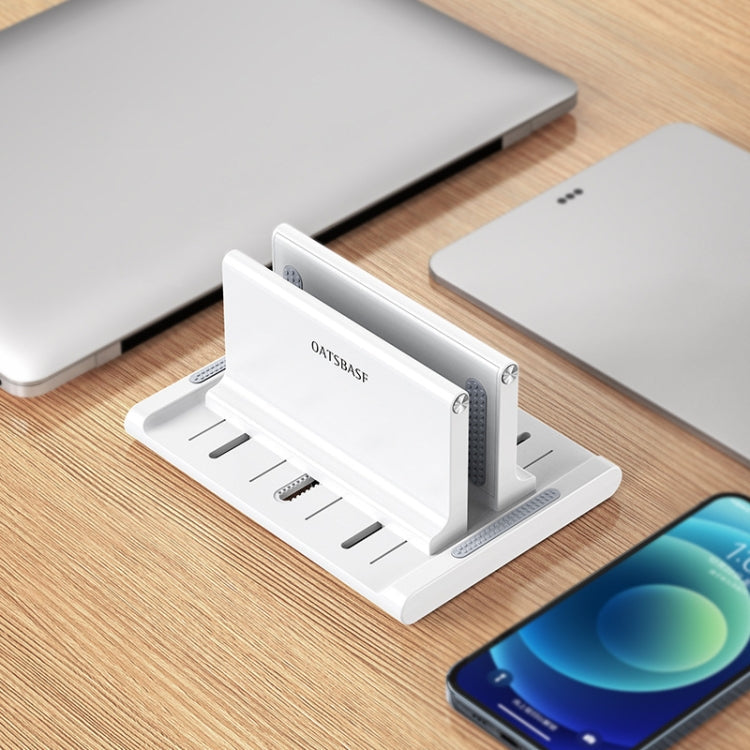 Oatsbasf 03670 Laptop Stand Storage Stand Computer Desktop Vertical Cooling Base, Colour: White Ordinary
Upgrade Your Workspace with the Oatsbasf 03670 Vertical Laptop Stand Cooling Base