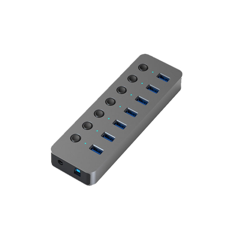 Blueendless 7-Port USB Splitter with Aluminum Alloy QC Fast Charge Expander