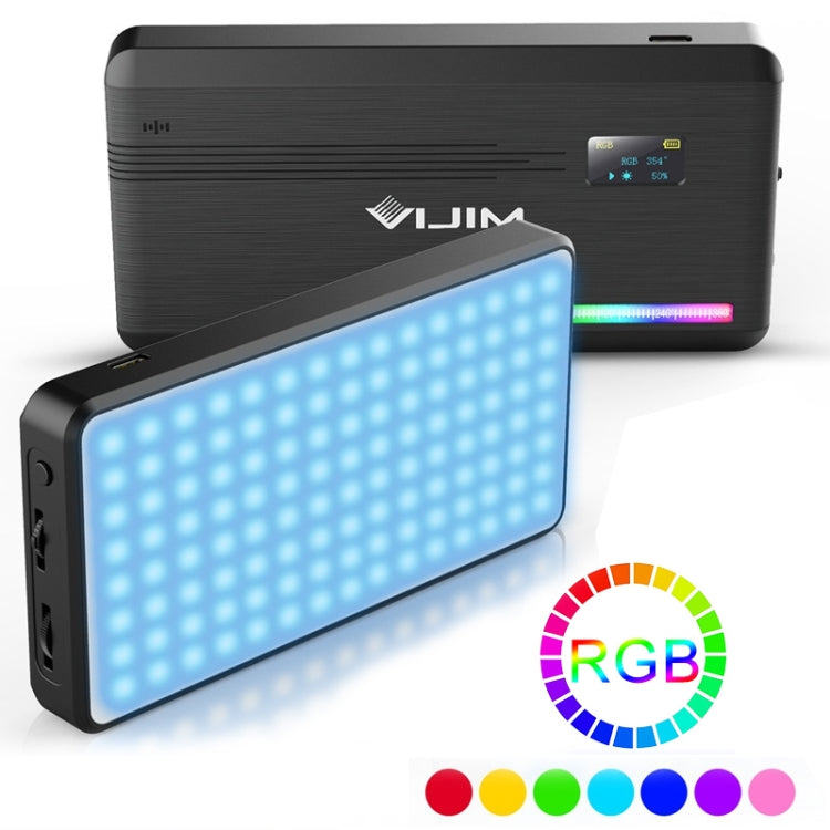Full Color RGB Fill Light Hand-Held Photography Live Light with Adjustable Brightness and Long-Lasting Battery