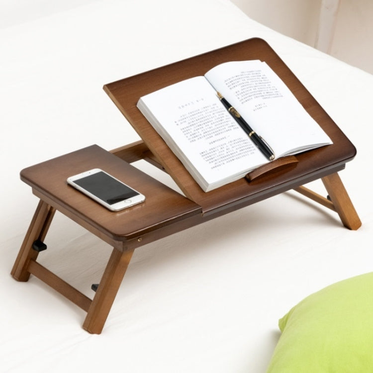 Adjustable Laptop Desk with Foldable Design and Bamboo Construction