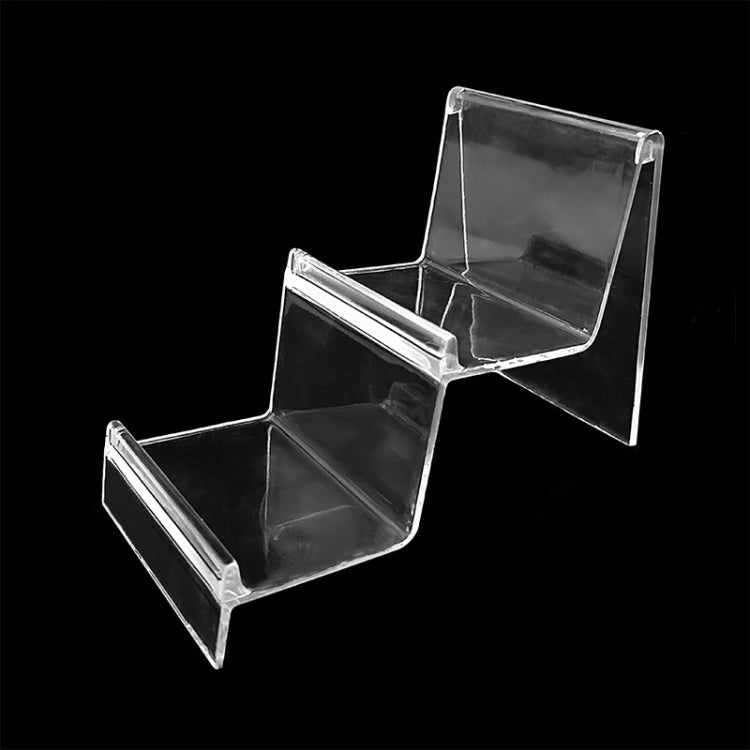 Transparent Wallet and Phone Display Stand - 2 Layer