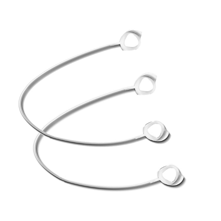 3 Pack White Silicone Anti-Lost Ropes for Samsung GALAXY Buds 1 / 2