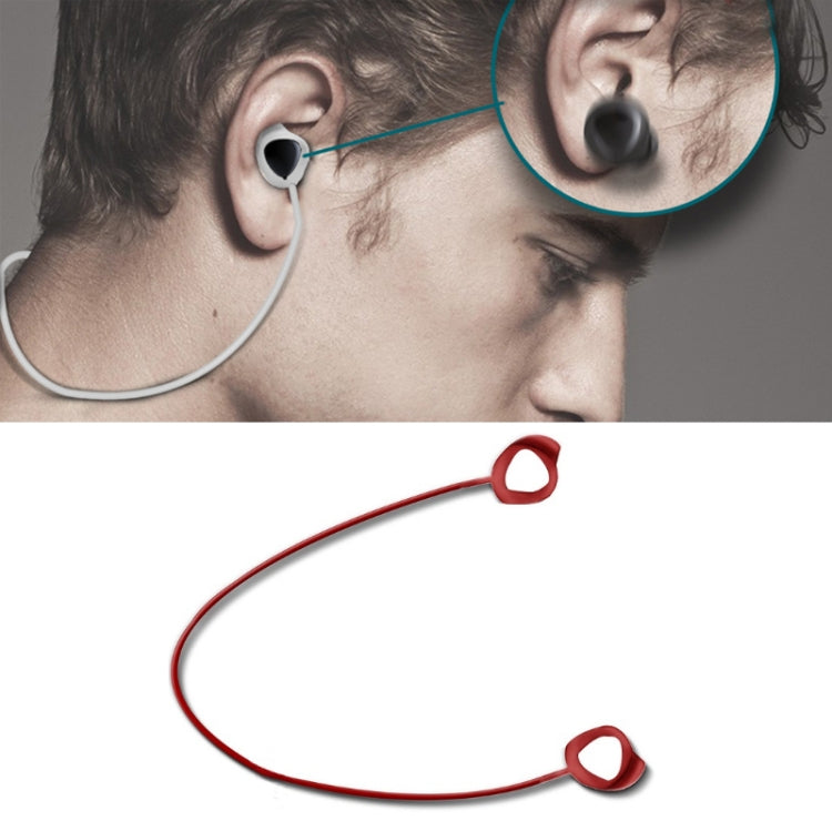 Sports Silicone Anti-Lost Rope for Samsung GALAXLBuds 1 / 2 (Red) - Set of 3