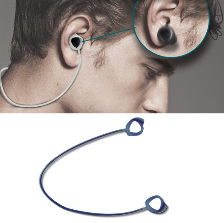 3-Piece Bluetooth Headphone Sports Silicone Anti-Lost Rope for Samsung GALAXLBuds 1 / 2 in Blue