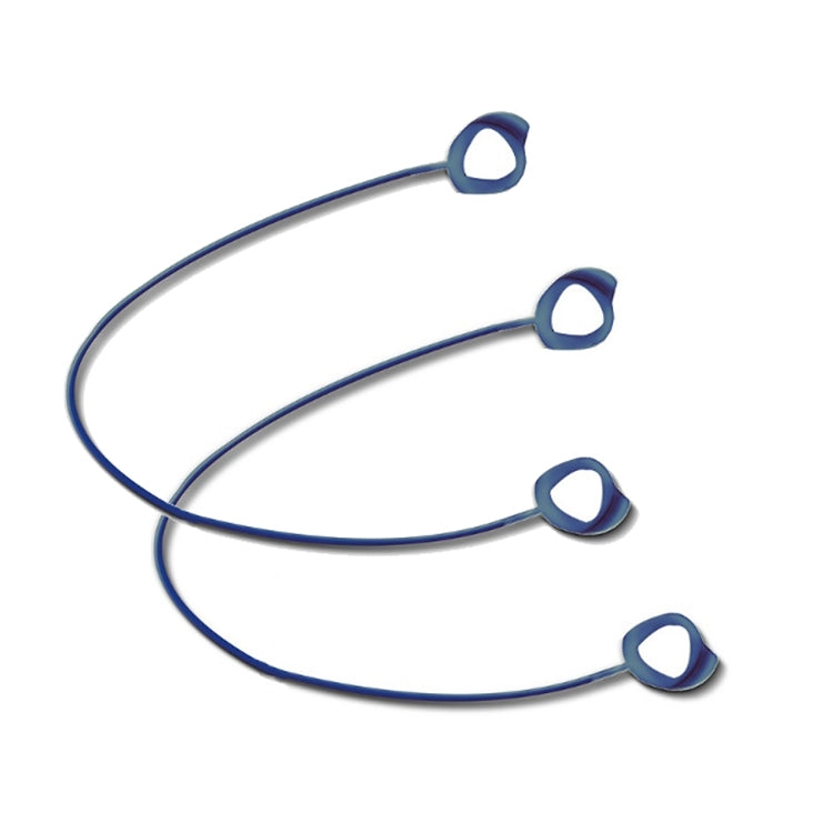 3-Piece Bluetooth Headphone Sports Silicone Anti-Lost Rope for Samsung GALAXLBuds 1 / 2 in Blue