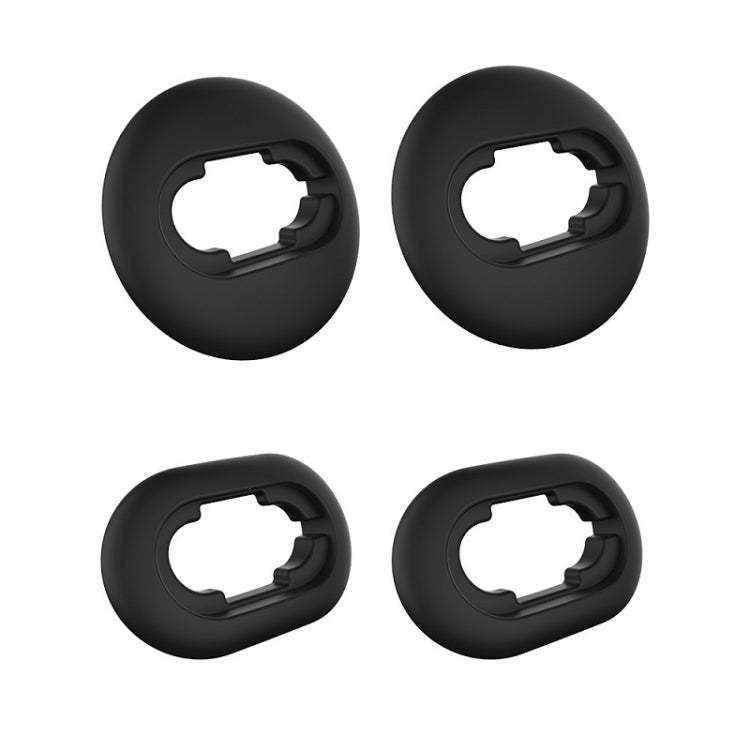 Silicone Earplug Caps for Samsung Galaxy Buds Live - 2 Pairs (Black)
