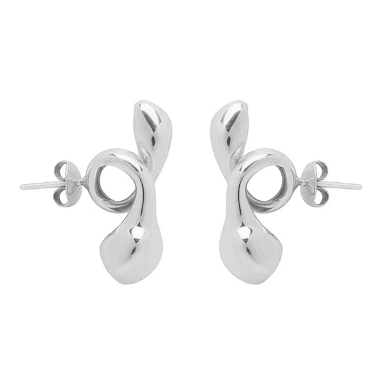 Snake-Shaped Embrace Anti-Lost Earrings for AirPods - 925 Silver Needle Wireless Earphone Accessories