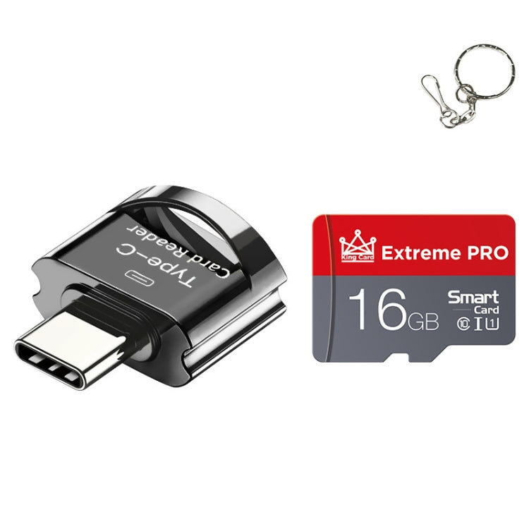 Mobile Phone Memory Card C10 TYPE-C Interface, 16GB (Black)
