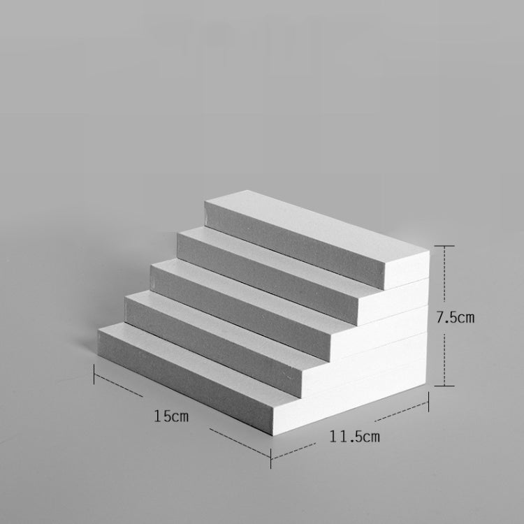 Geometric Polygon Camera Props with 5-Layer Solid Wood Ladder for Creative Photography and Ornaments