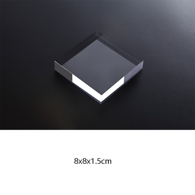 Transparent Acrylic Geometric Photo Props Set of 2