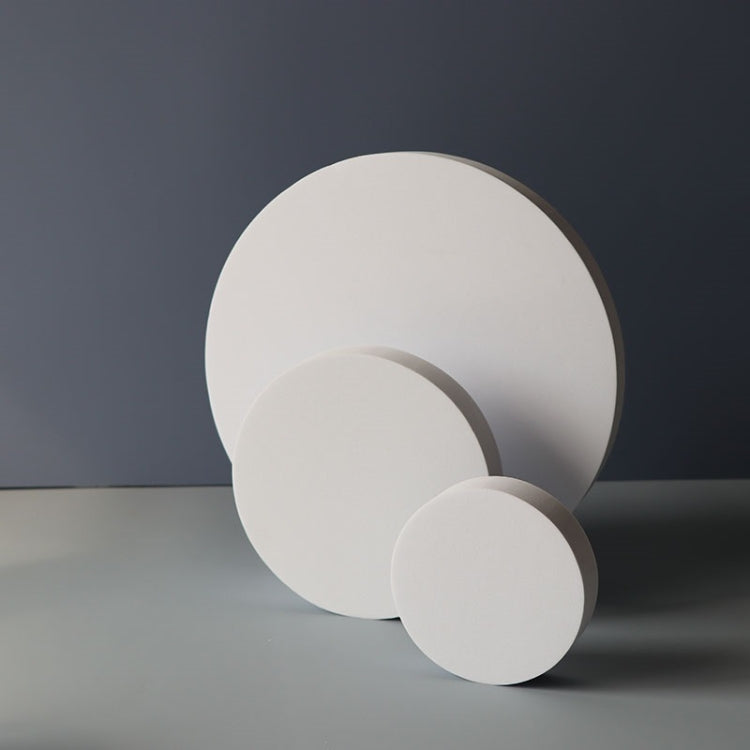 Round 3-in-1 Geometry Photo Props Set (White)
