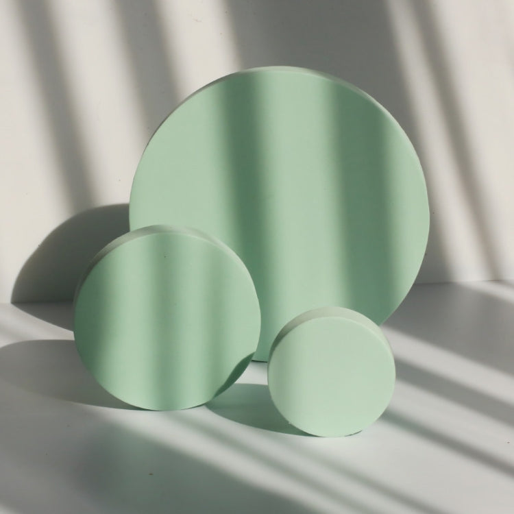 3-in-1 Green Geometry Photography Props Set for Shooting Decor