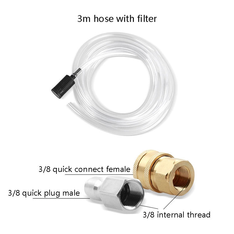 Adjustable Foam Nozzle High Pressure Cleaning Machine with 3/8 Inch Quick Connection