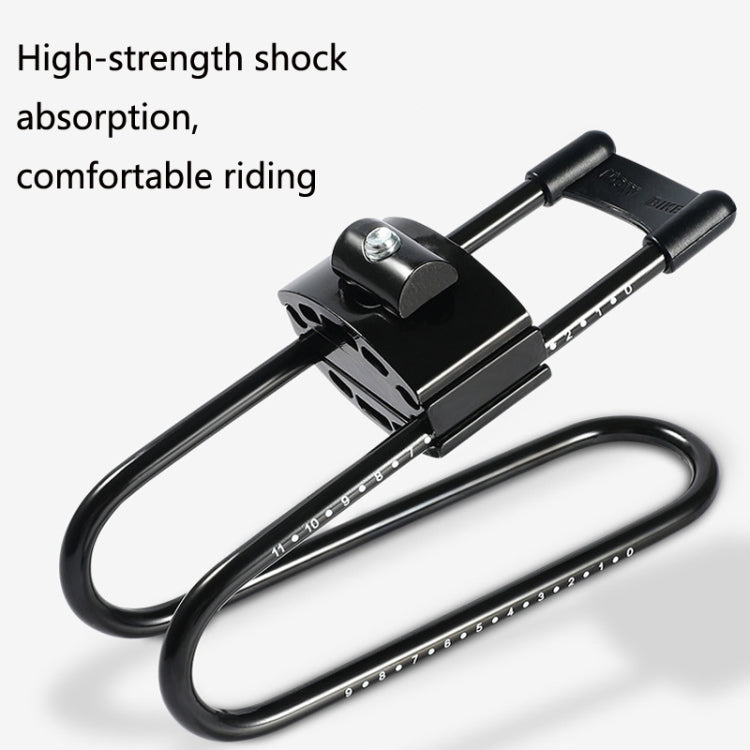 WEST BIKING YP0801100 Shock-Absorbing Bicycle Seat Cushion for Mountain Bikes - Black